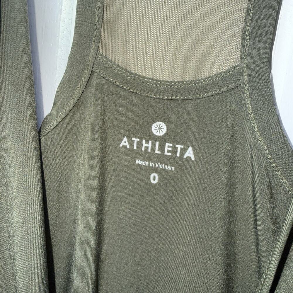 Athleta Women’s Take A Hike Romper Dress Green Outdoors Size 0 - Picture 5 of 6
